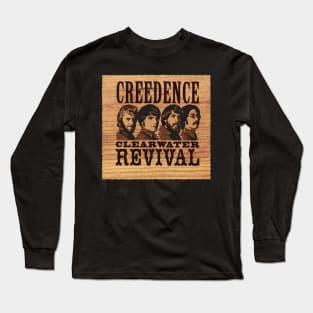 Capturing Ccr Iconic Shots Of The Band In Action Long Sleeve T-Shirt